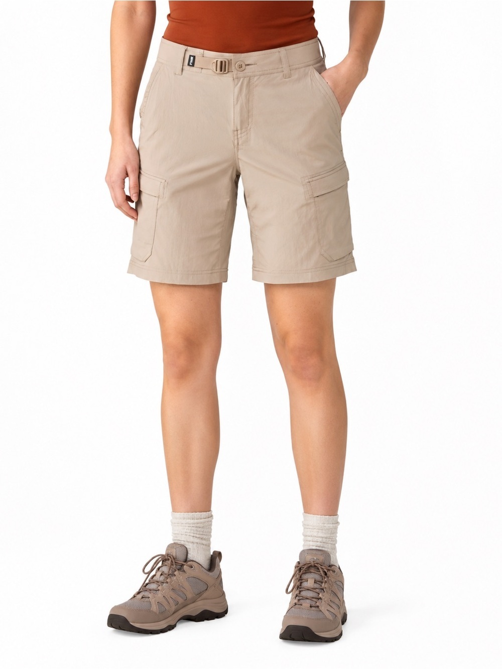REI Women’s Sahara Cargo Outdoor Relaxed Fit Hiking Shorts 16 Tan
